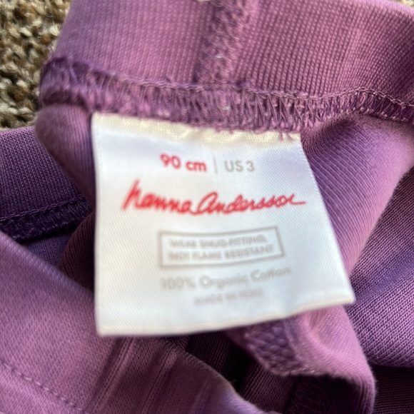 Hanna Andersson pajamas girls size 3 flowers - Picture 7 of 7